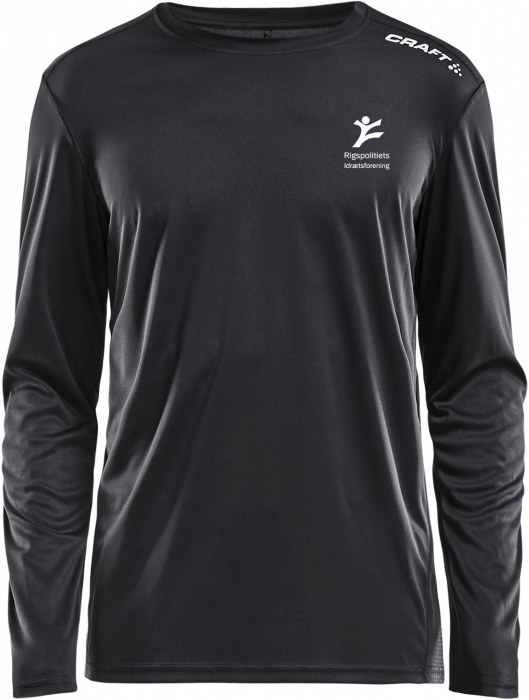 Craft - Rpif Long Sleeve Running T-Shirt Men - Zwart & wit