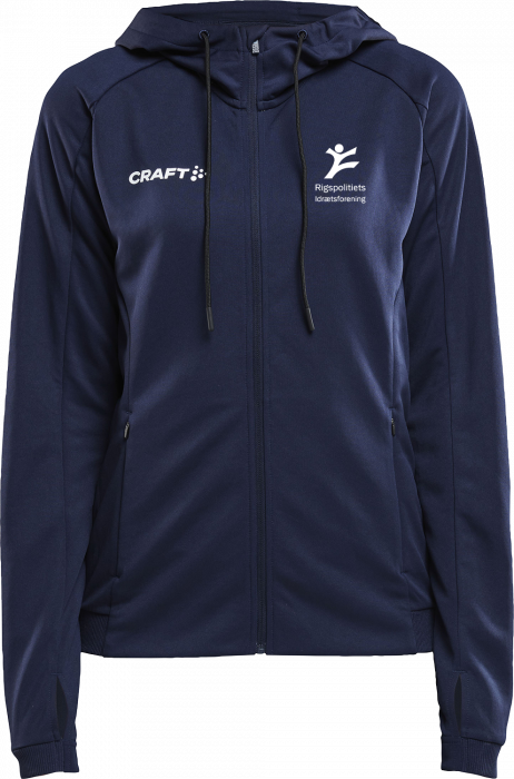 Craft - Rpif Jacket With Hood Woman - Blu navy