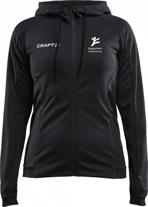 Craft - Rpif Jacket With Hood Woman - Czarny